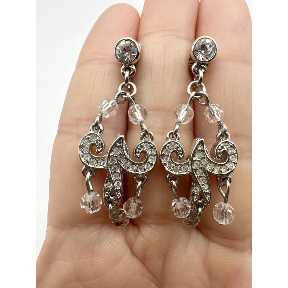 Swarovski chandelier dangle earrings with 14k gold posts